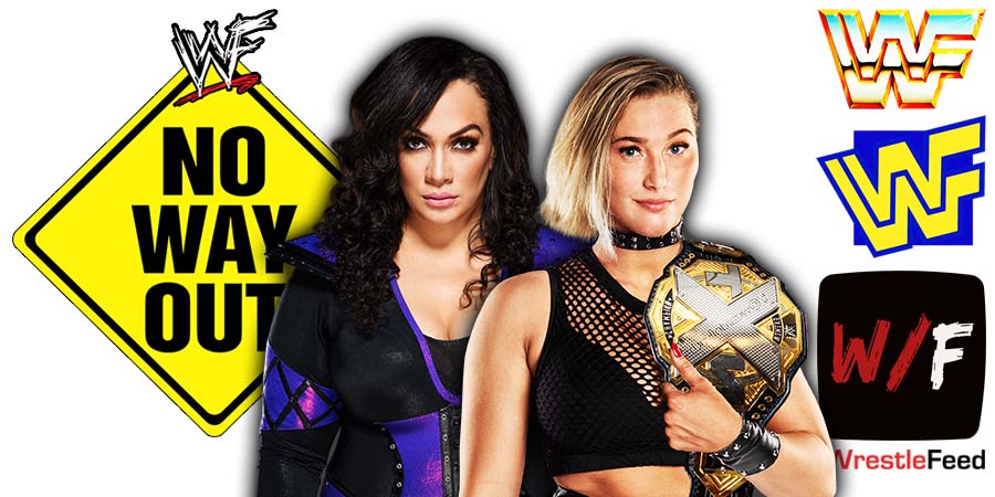 Rhea Ripley Vs Nia Jax WWE Elimination Chamber 2024 Australia Perth 3 WrestleFeed App