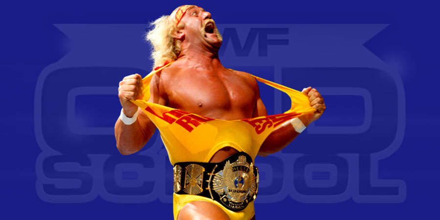 Hulk Hogan as the WWF World Champion