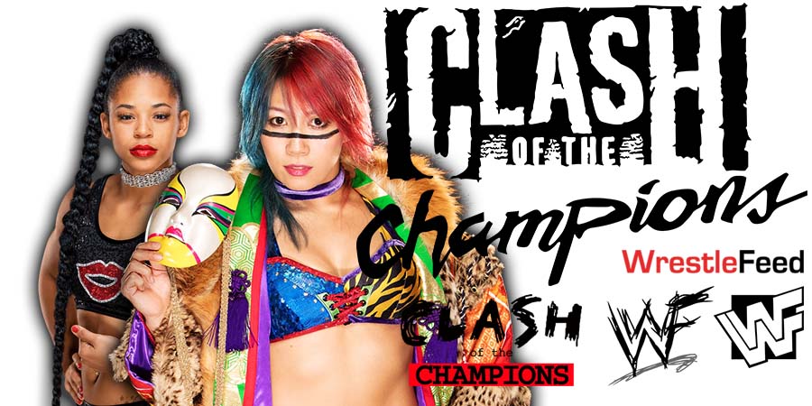 Bianca Belair vs Asuka 1 Night Of Champions 2023 WWE PLE WrestleFeed App
