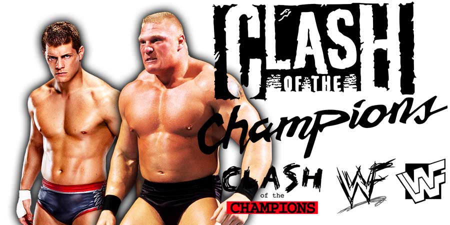 Brock Lesnar Vs Cody Rhodes 2 Night Of Champions 2023 WWE PLE WrestleFeed App