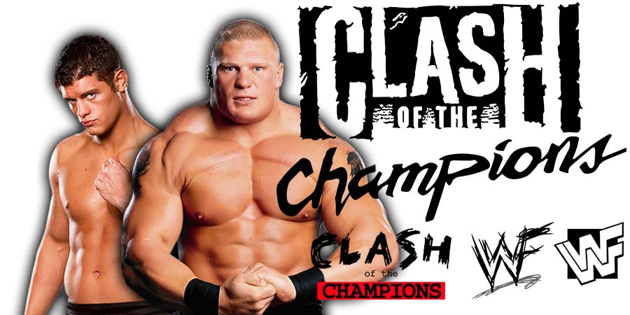 Brock Lesnar Vs Cody Rhodes 3 Night Of Champions 2023 WWE PLE WrestleFeed App