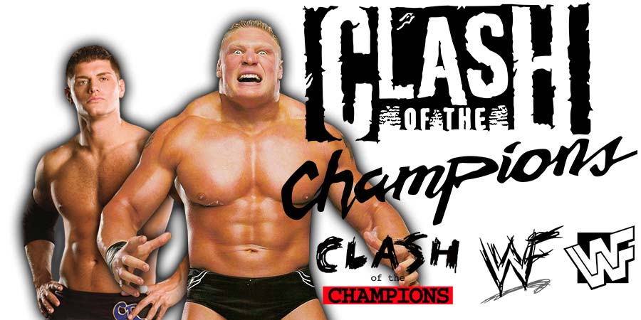 Brock Lesnar Vs Cody Rhodes 5 Night Of Champions 2023 WWE PLE WrestleFeed App