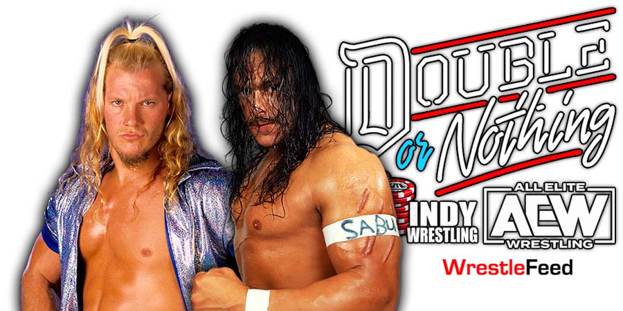 Chris Jericho Vs Adam Cole with Sabu Double Or Nothing AEW PPV 1 WrestleFeed App