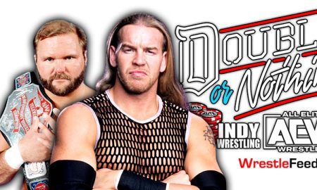 Christian Cage Vs Wardlow with Arn Anderson Double Or Nothing AEW PPV 2 WrestleFeed App