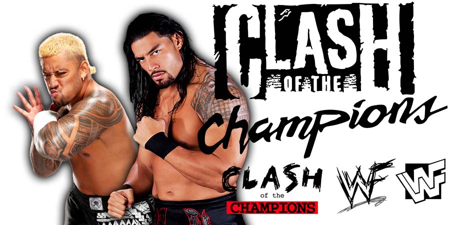 Roman Reigns & Solo Sikoa Vs Owens & Zayn 2 Night Of Champions 2023 WWE PLE WrestleFeed App