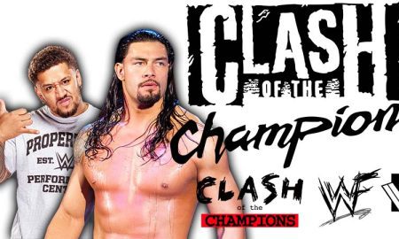 Roman Reigns & Solo Sikoa Vs Owens & Zayn 4 Night Of Champions 2023 WWE PLE WrestleFeed App
