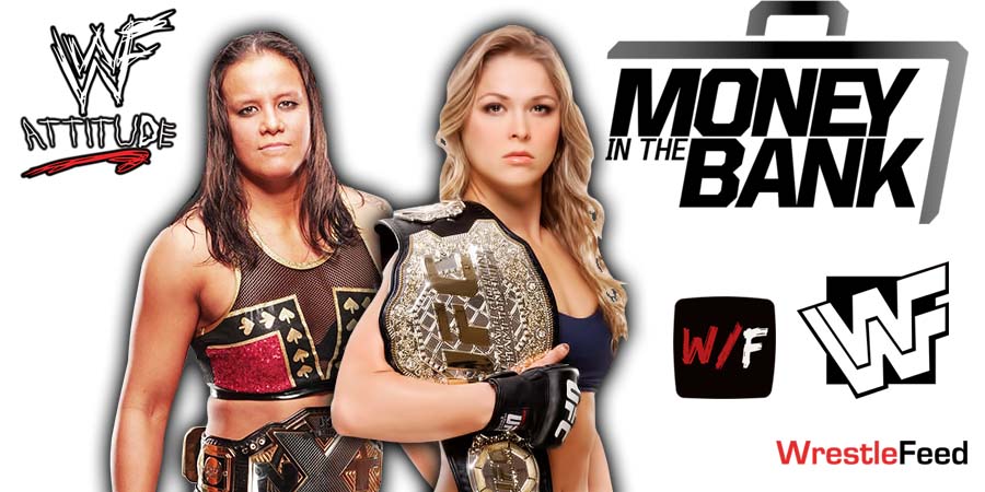 Ronda Rousey Shayna Baszler 1 Money In The Bank PPV WrestleFeed App