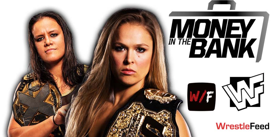 Ronda Rousey Shayna Baszler 2 Money In The Bank PPV WrestleFeed App