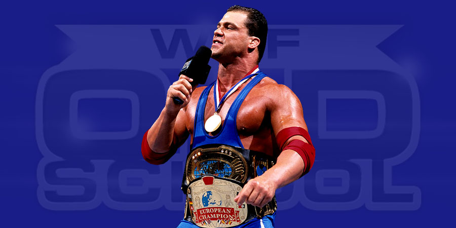 Kurt Angle as the WWF Euro-Continental Champion