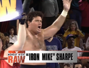 Iron Mike Sharpe on WWF Monday Night Raw
