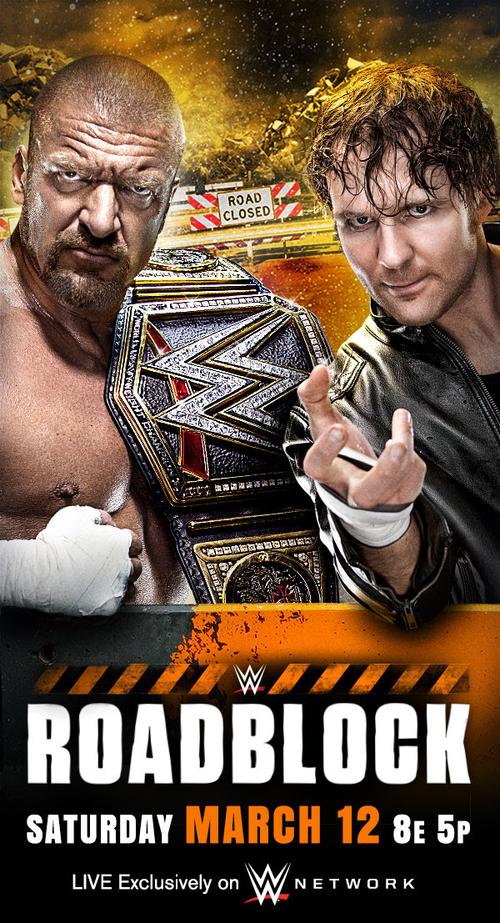 WWE Roadblock Poster