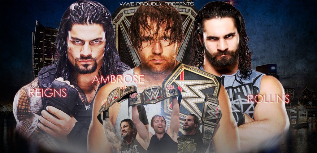 WWE Battleground 2016 - Dean Ambrose vs. Seth Rollins vs. Roman Reigns (WWE World Heavyweight Championship Match)