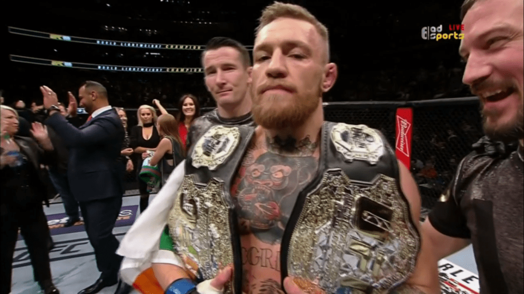 Conor McGregor Two Weight Division UFC World Champion