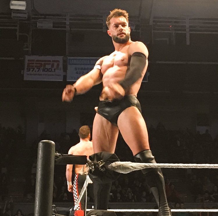Finn Balor teams up with Sami Zayn at WWE Raw Live Event in Syracuse, New York March 17, 2017