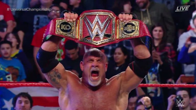 Goldberg captures the WWE Universal Title at FastLane 2017