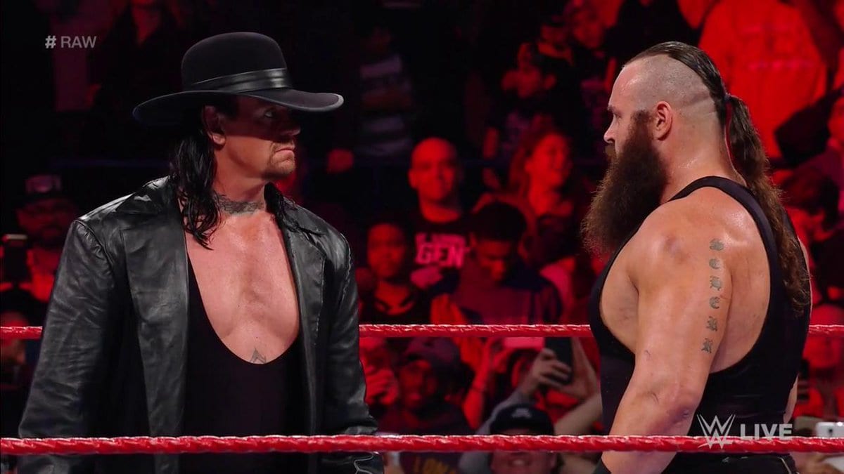The Undertaker & Braun Strowman in the same ring on Raw