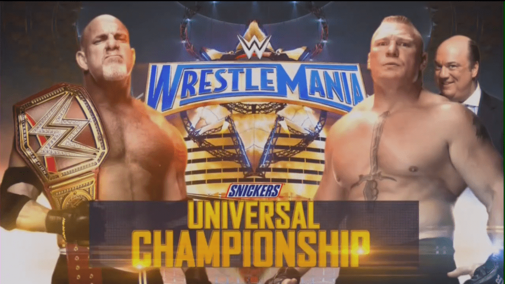 WrestleMania 33 - Goldberg vs. Brock Lesnar for the WWE Universal Championship