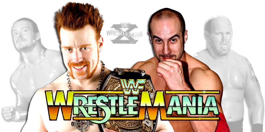 WrestleMania 33 - Luke Gallows & Karl Anderson vs. Cesaro & Sheamus vs. Enzo Amore & Big Cass for the Raw Tag Team Championship