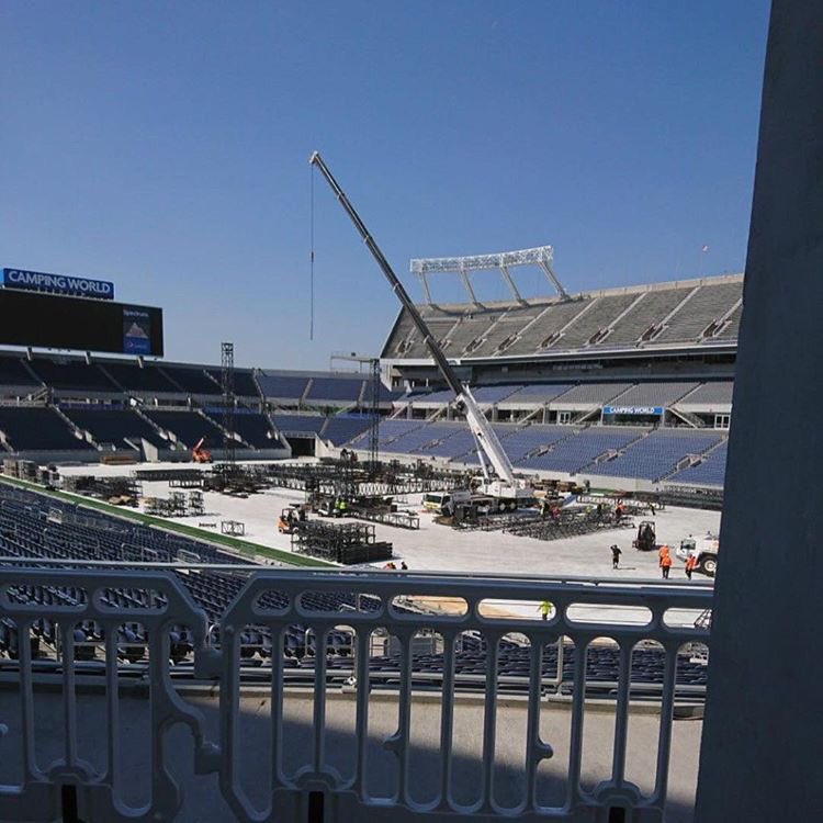 WrestleMania 33 set construction begins