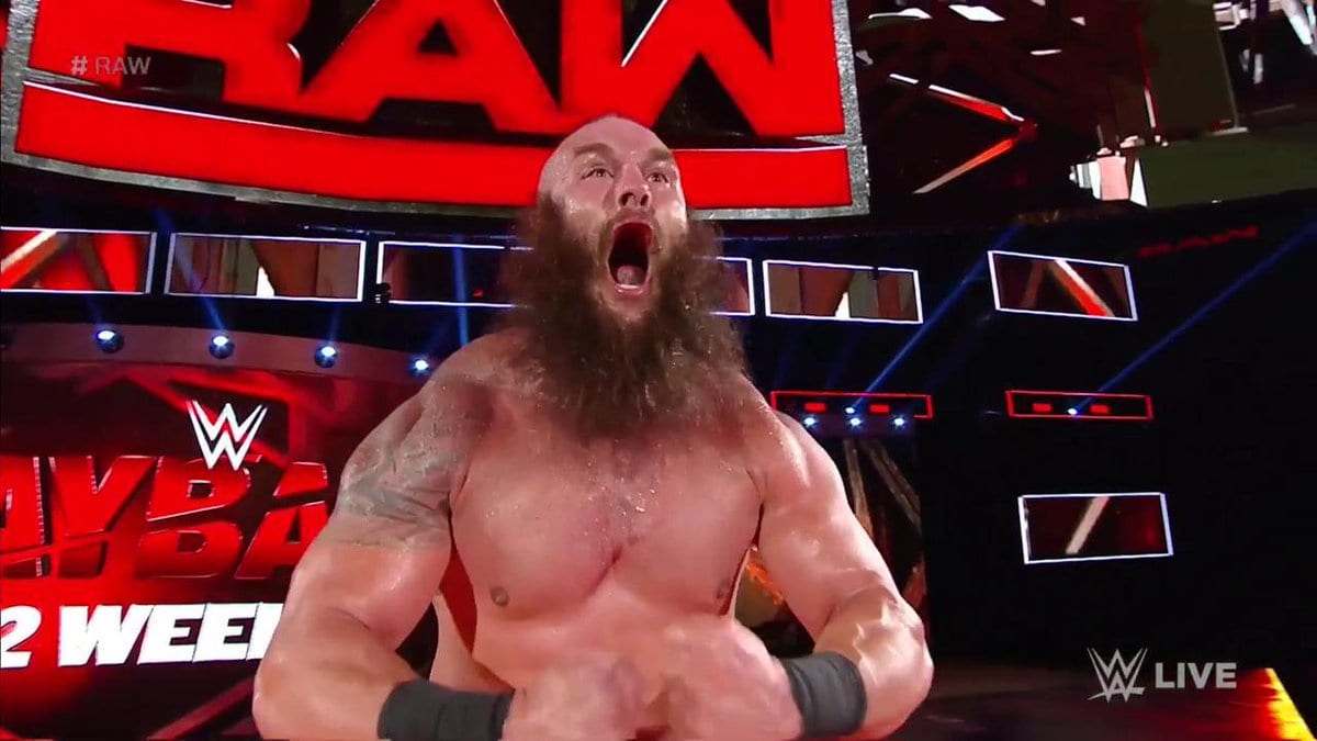 Braun Strowman and The Big Show break the ring in the main event of Raw - April 17, 2017