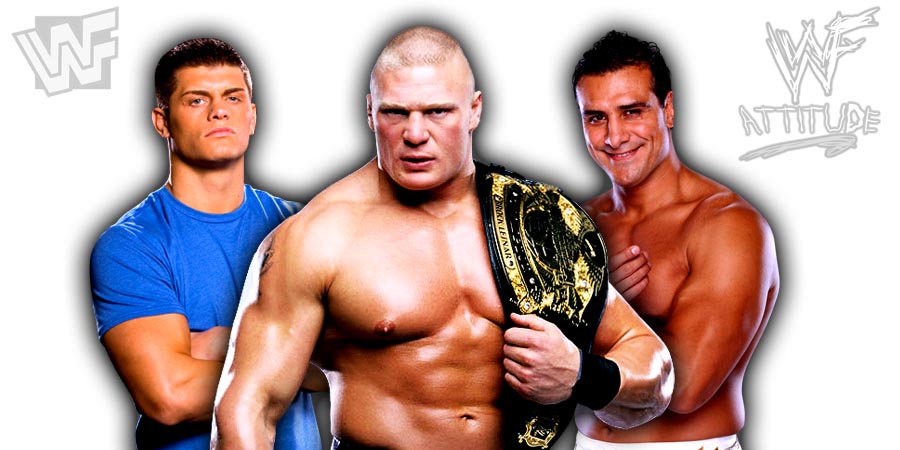 Brock Lesnar, Cody Rhodes, Alberto Del Rio