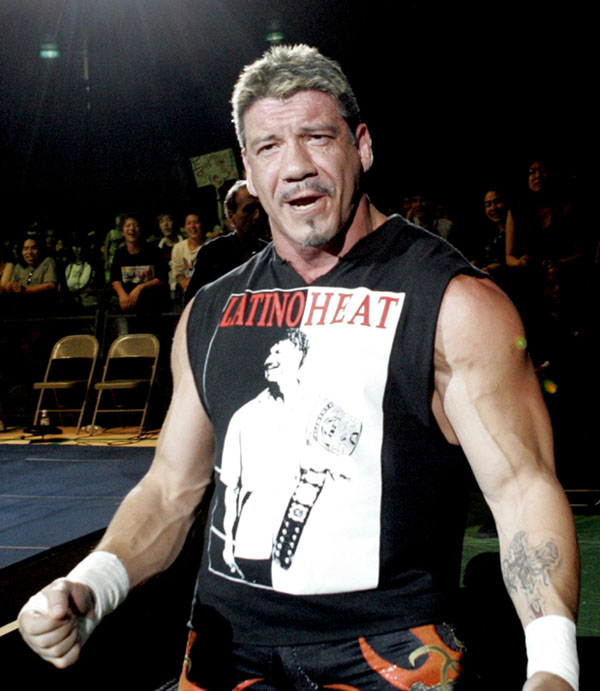 Eddie Guerrero spells his own name as Eddy