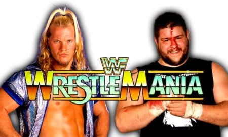 Kevin Owens defeats Chris Jericho at WrestleMania 33 to win the United States Championship