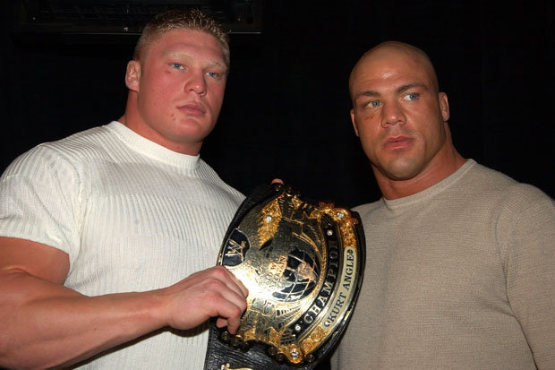 Kurt Angle Recalls His Shoot Fight With Brock Lesnar, Reveals Why Lesnar Wasn't Able To Beat Him