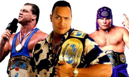 Kurt Angle, The Rock, Jeff Hardy