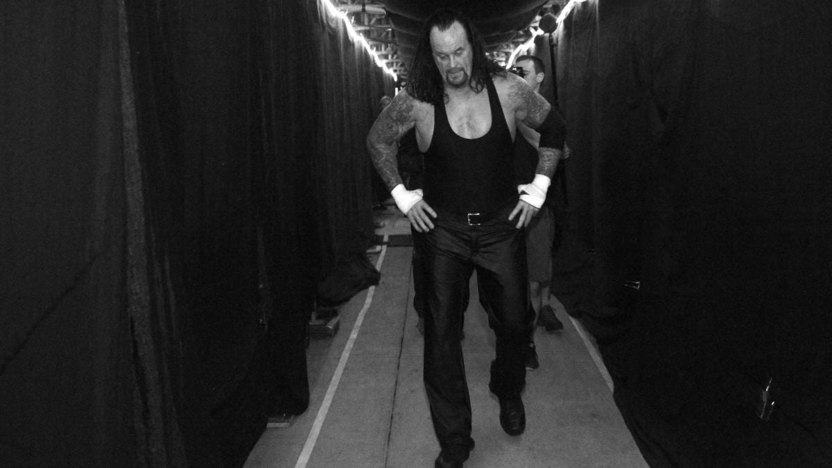 The Undertaker backstage at WrestleMania 33