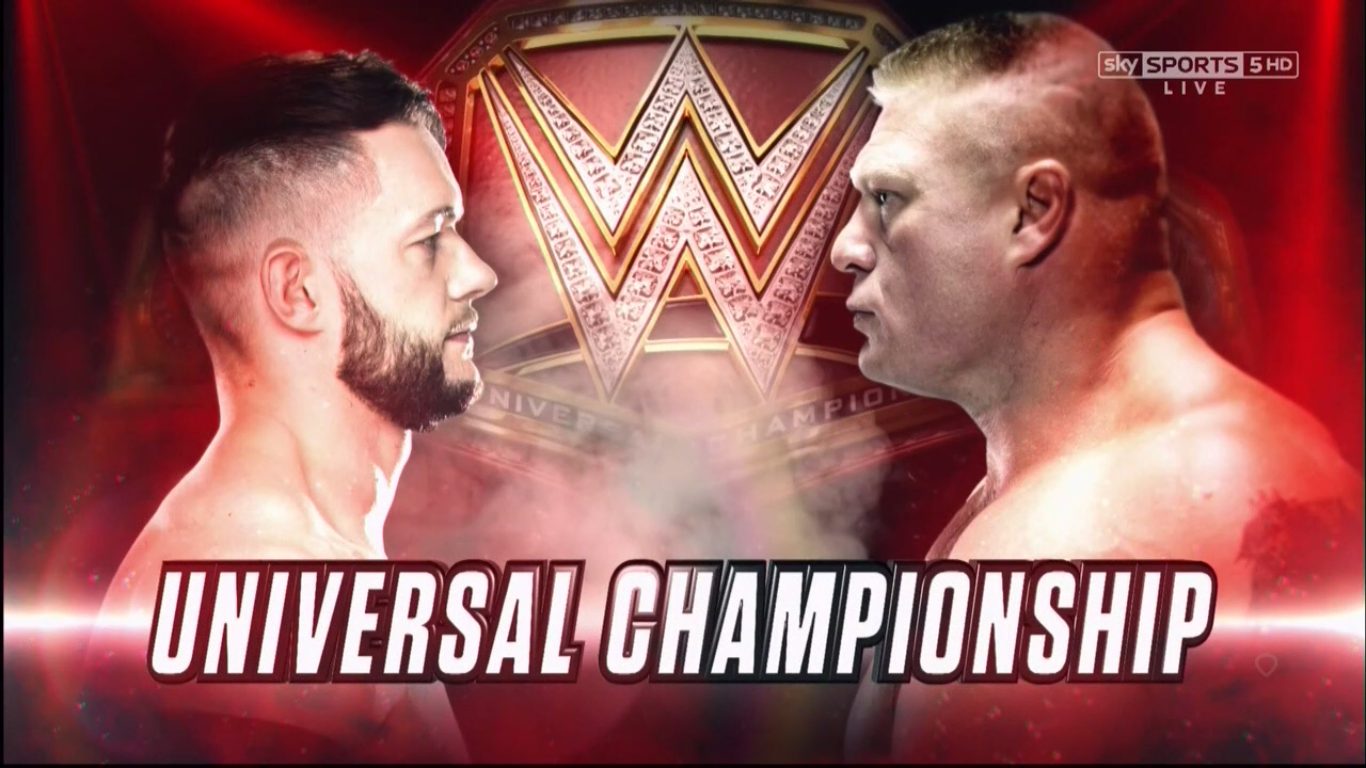 Finn Balor vs. Brock Lesnar - WWE Universal Championship Match