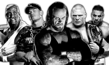 Hulk Hogan, John Cena, The Undertaker, Brock Lesnar, Jinder Mahal