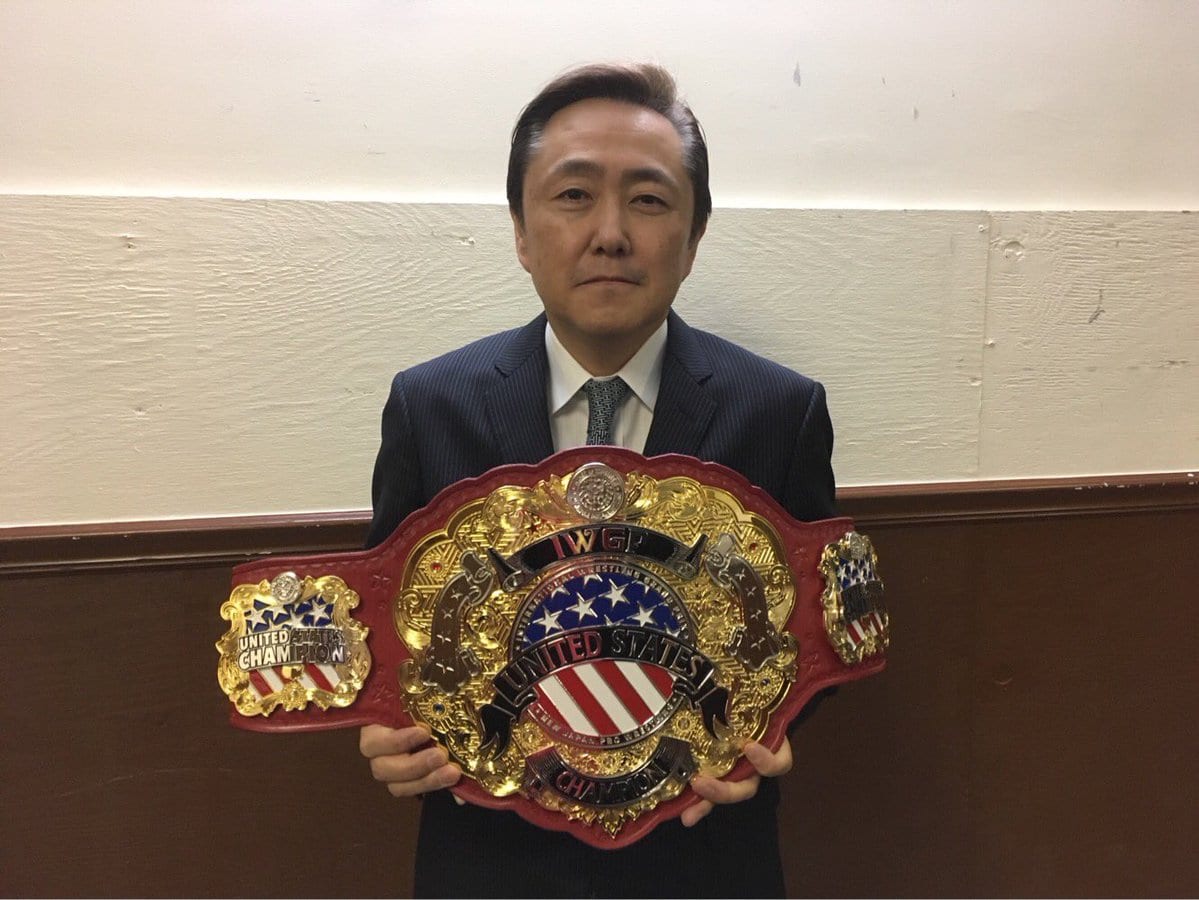 IWGP United States Championship belt 2017