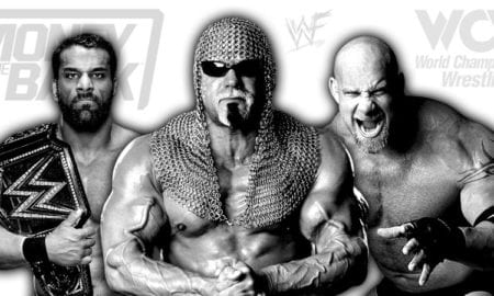 WWE Champion Jinder Mahal, Goldberg, Scott Steiner