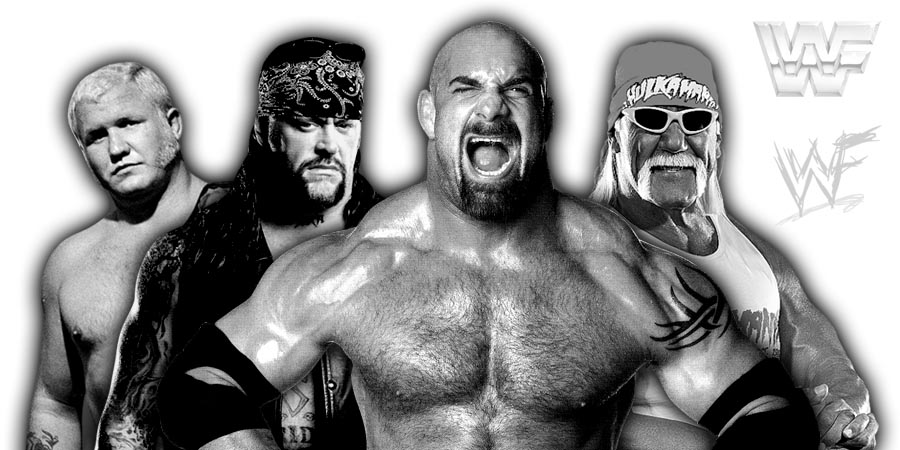 Harley Race, The Undertaker, Goldberg, Hulk Hogan