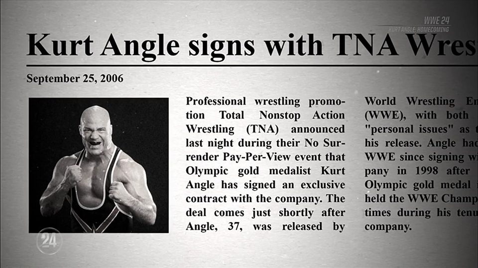 TNA Mentioned During WWE 24 Kurt Angle Special On The WWE Network