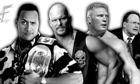 The Rock, Stone Cold, Brock Lesnar, Jim Cornette