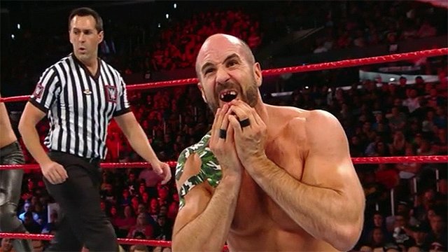 Cesaro's teeth knocked out at No Mercy 2017