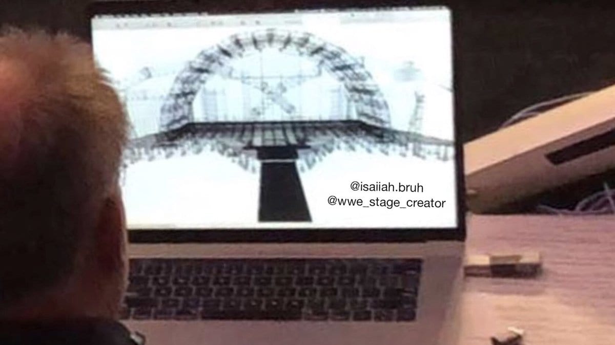 Early WrestleMania 34 stage design leaked