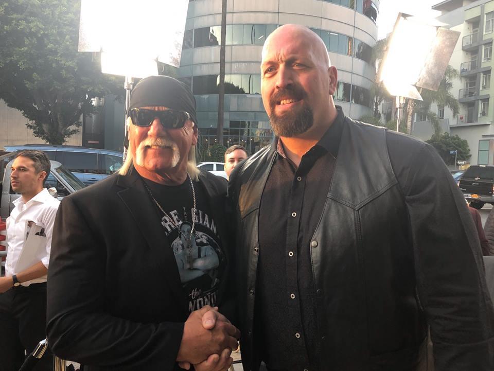 Hulk Hogan with Big Show at HBO Andre The Giant documentary premiere