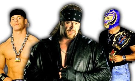John Cena, The Undertaker & Rey Mysterio