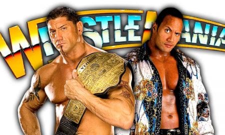 Batista The Rock WrestleMania