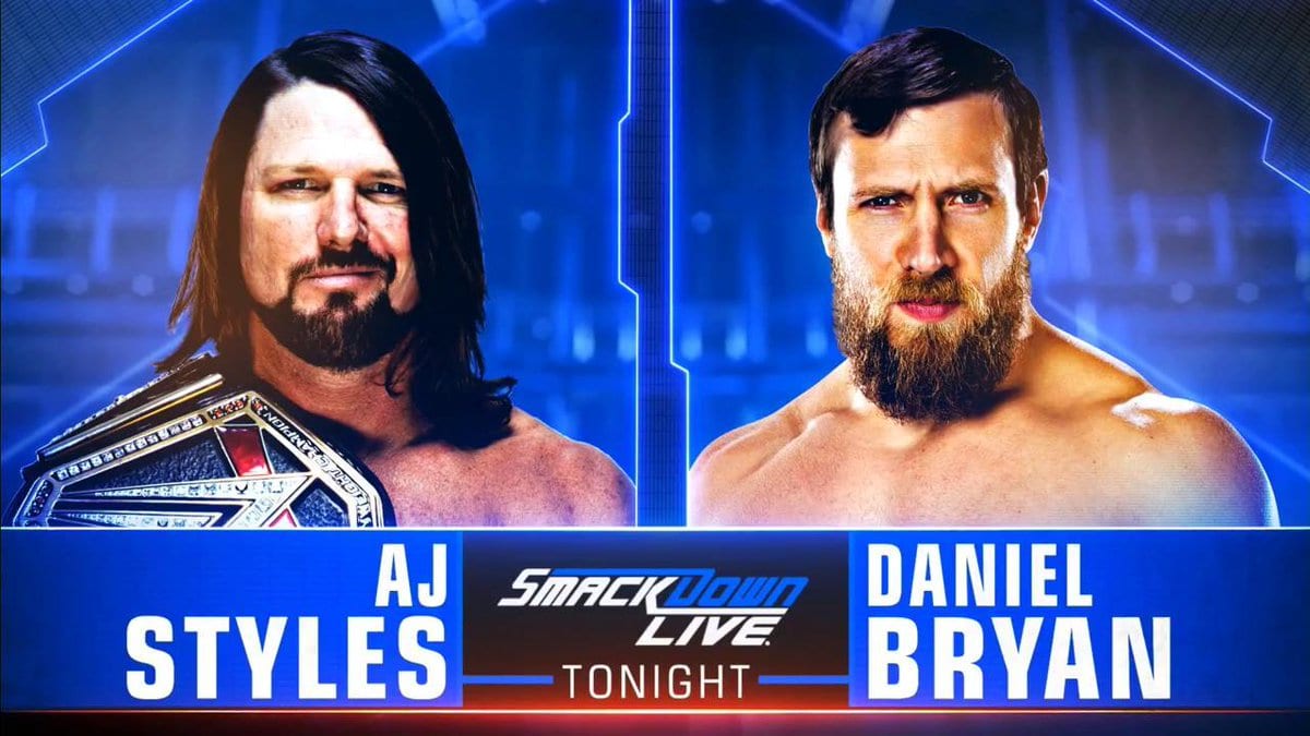 AJ Styles vs. Daniel Bryan SmackDown Live