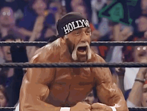 Hulk Hogan WrestleMania 18 GIF