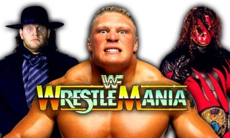 The Undertaker Brock Lesnar Kane WrestleMania 34