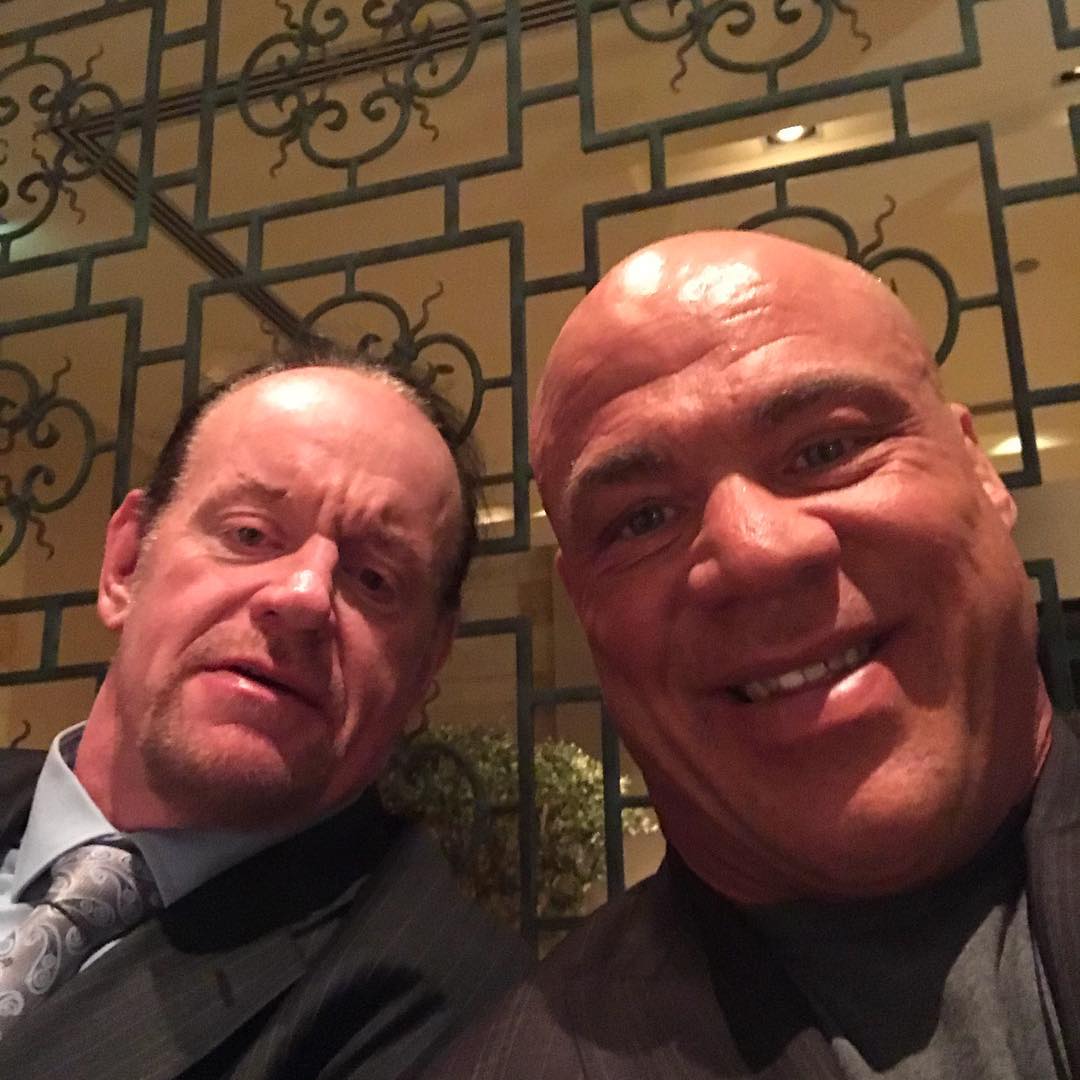 The Undertaker & Kurt Angle Doing Dinner In Saudi Arabia 2018