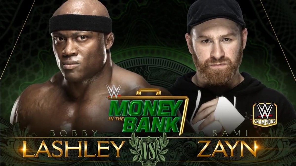 Bobby Lashley vs. Sami Zayn - Money In The Bank 2018