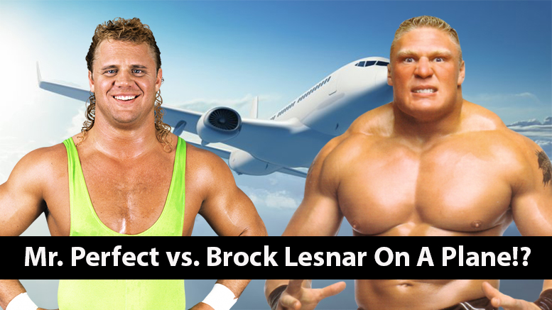 Brock Lesnar vs. Mr. Perfect on WWF Plane Ride From Hell May 5, 2002