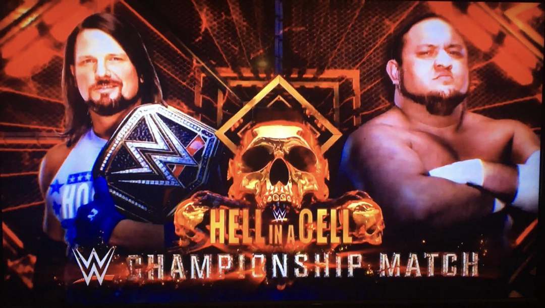 AJ Styles vs. Samoa Joe - WWE Championship Match At Hell In A Cell 2018