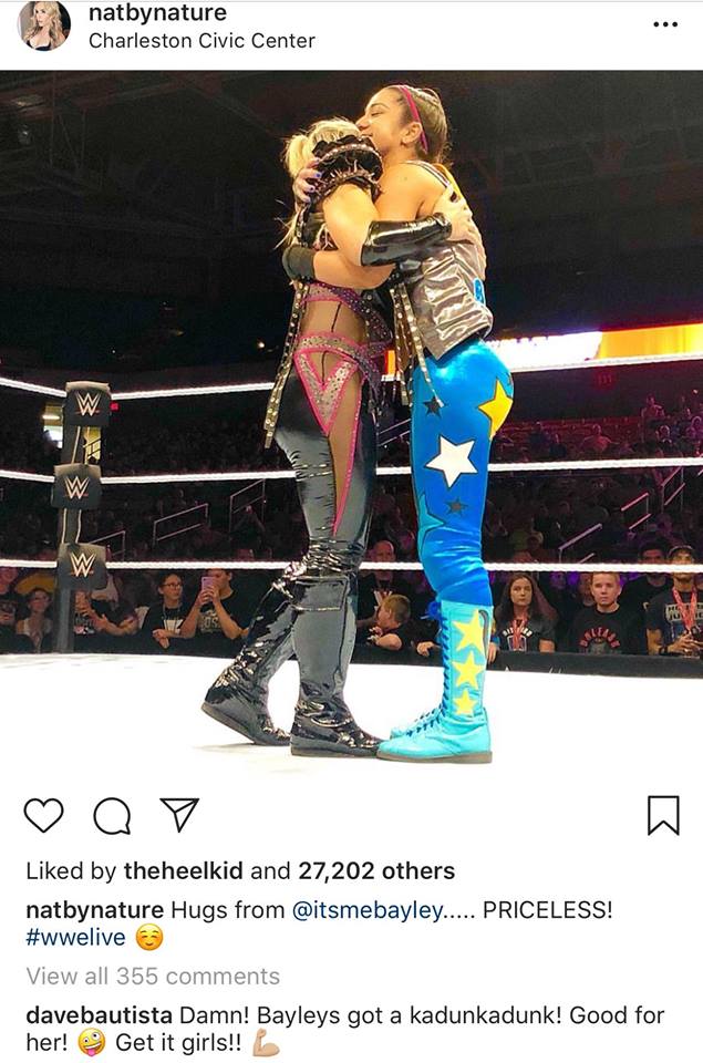 Batista Makes A Fantastic Comment About Bayley's Butt